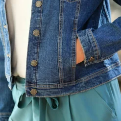 Veste courte en jean