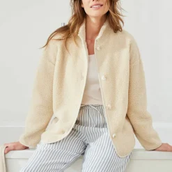Veste d’intérieur en bouclette