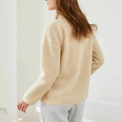 Veste d’intérieur en bouclette