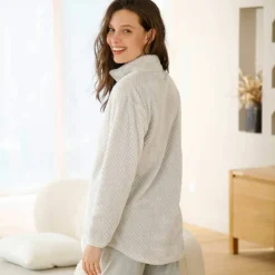 Veste d'intérieur maille polaire zippée