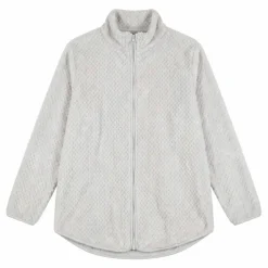 Veste d'intérieur maille polaire zippée