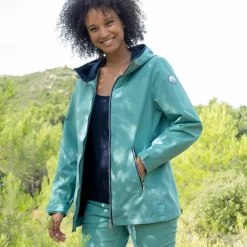 Veste imperméable à capuche