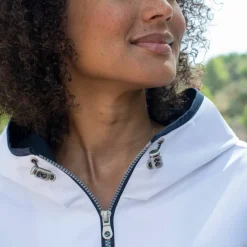 Veste imperméable à capuche