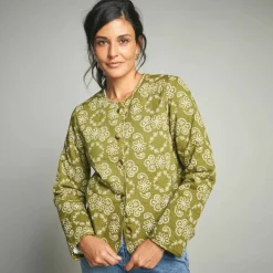 Veste matelassée imprimée