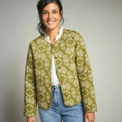 Veste matelassée imprimée