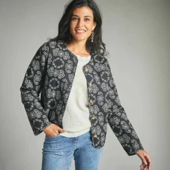 Veste matelassée imprimée