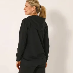 Veste zippée à capuche, molleton gratté