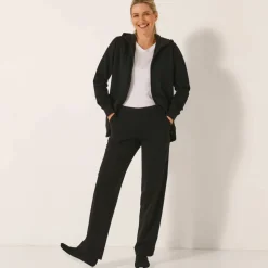 Veste zippée à capuche, molleton gratté