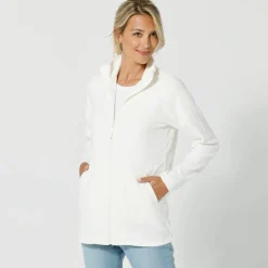 Veste zippée maille polaire, manches longues