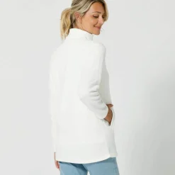 Veste zippée maille polaire, manches longues