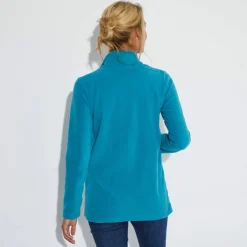 Veste zippée maille polaire, manches longues