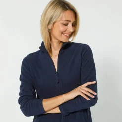 Veste zippée maille polaire, manches longues