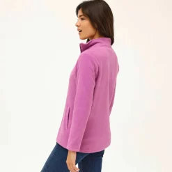 Veste zippée maille polaire, manches longues