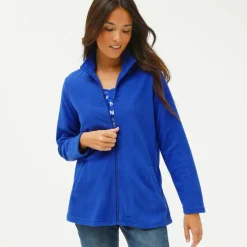 Veste zippée maille polaire, manches longues