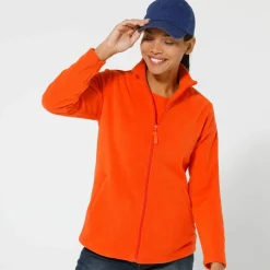 Veste zippée maille polaire, manches longues
