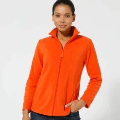 Veste zippée maille polaire, manches longues