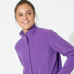 Veste zippée maille polaire, manches longues