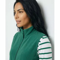 Veste zippée maille polaire, sans manches