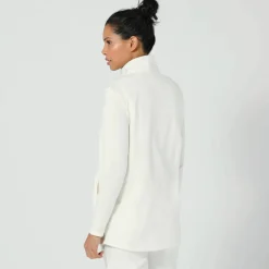 Veste zippée maille polaire, sans manches